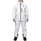 Two Bare Feet All-in-One Rift Snow Pants & Jacket Set (White / White)