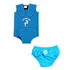Essentials Baby Swim Kit - Wrap + Swim Nappy (Aqua)