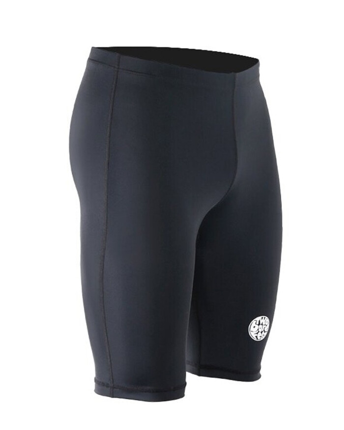 Two Bare Feet Mens Lycra Swimming Shorts (Black)