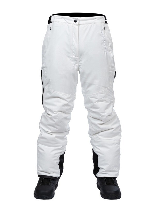 Two Bare Feet Rift Adults Snow Pant (White)