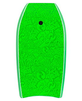 37" Classic Pattern Bodyboard (Green)