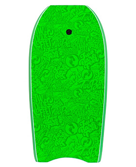 44" Classic Pattern Bodyboard (Green)