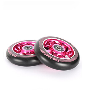 TBF Alloy Series Scooter Wheels - Super Six (Pink Pair 2 x Wheels)