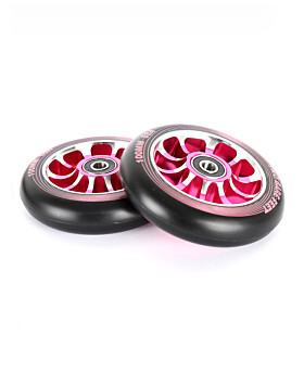 TBF Alloy Series Scooter Wheels - V10 (Pink Pair 2 x Wheels)