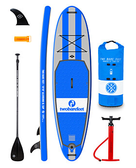 Two Bare Feet Archer (Allround XL) 10'10" x 33" x 6" Inflatable SUP Starter Pack (Blue)