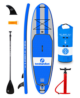 Two Bare Feet Archer (Allround) 10'6" x 33" x 4.75" Inflatable SUP Starter Pack (Blue)
