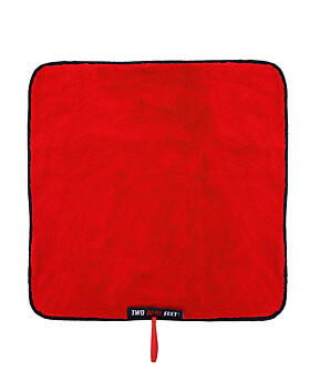 Two Bare Feet Changing Mat (Black/Red)