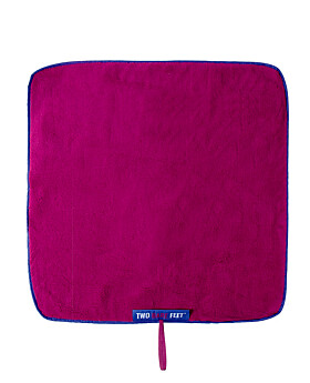Two Bare Feet Changing Mat (Navy/Raspberry)