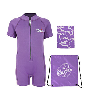 Essentials Baby Swim Kit - Classic Wetsuit + Towel + Bag (Lilac)