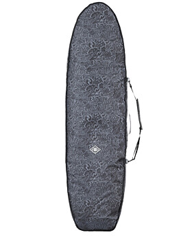 Classic Pattern 6'6" Surfboard Travel Bag (Black / Grey)
