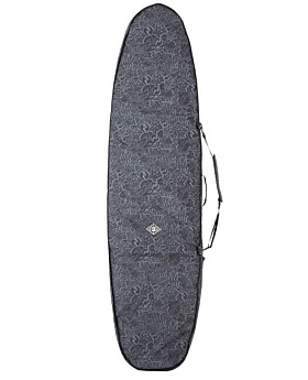 Classic Pattern 7'6" Surfboard Travel Bag (Black / Grey)