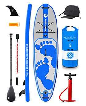 Two Bare Feet Entradia (Allround XL) 10'10" x 34" x 6" Inflatable SUP Ultimate Pack (Blue)