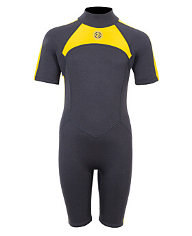 Two Bare Feet Flare 2.5mm Junior Shorty Superstretch Wetsuit (Yellow)