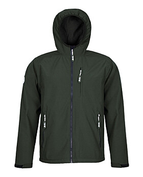Mens Sherpa Lined Waterproof Jacket (Khaki/Black)