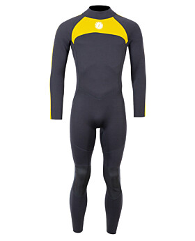 Two Bare Feet Flare 2.5mm Mens Superstretch Full Length Wetsuit (Yellow)