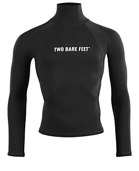 Two Bare Feet Adults Long Sleeve Rash Vest (Black)