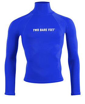 Two Bare Feet Adults Long Sleeve Rash Vest (Blue)