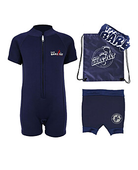 Premier Baby Swim Kit - Classic Wetsuit + Nappy Shorts + Towel + Bag (Blue)