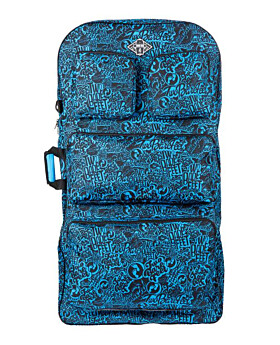 44" Quad Bodyboard Bag (Blue Classic Pattern)