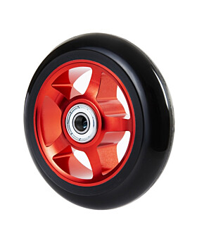 TBF Alloy Series Scooter Wheel - 5 Star (Plain Red Single Wheel)