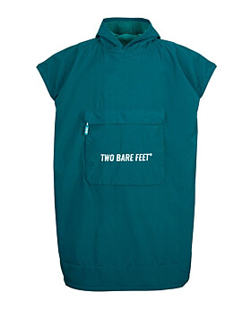 Kids Waterproof Hooded Sleeveless Poncho Changing Robe (Sea Green/Sea Green)