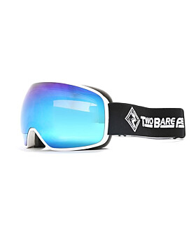 Two Bare Feet Summit XS Interchangeable Lens Ski Snow Goggles (White / Revo Blue)