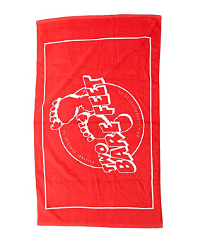 Two Bare Feet Classic Logo Junior Swim Towel (Red)