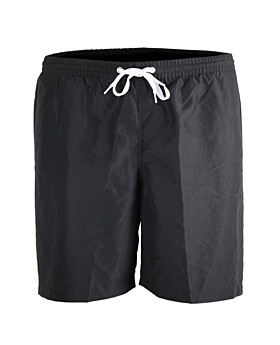Two Bare Feet Elasticated Drawstring Waist Swimming Shorts (Black)