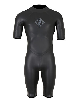 Two Bare Feet T3 Shorty Triathlon Wetsuit (Black)