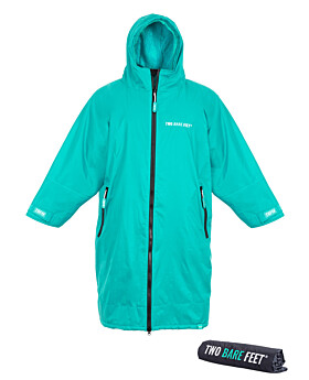 Two Bare Feet Weatherproof Changing Robe with Changing Mat (Teal/Teal)