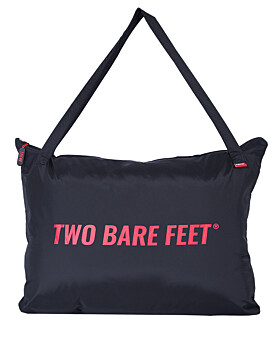 Two Bare Feet Weatherproof Tote Bag (Black/Red)
