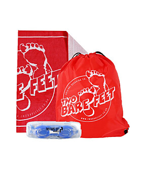 Essentials Baby Swim Kit - Swim Bag + Swim Towel + Swim Goggles (Red)