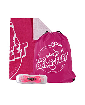 Essentials Baby Swim Kit - Swim Bag + Swim Towel + Swim Goggles (Raspberry)