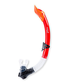Two Bare Feet Junior Silicone Snorkel (Red)