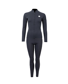 Two Bare Feet Unisex Perspective Full Zip 2.5mm Wetsuit Jacket & Pants Set (Black)