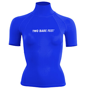 Two Bare Feet Unisex Short Sleeve Rash Vest (Blue)