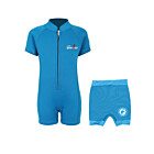 Essentials Baby Swim Kit - Classic Wetsuit + Nappy Shorts (Aqua)