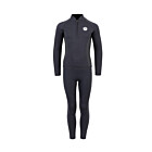 Two Bare Feet Junior Perspective Half Zip 2.5mm Wetsuit Jacket and Pants Set (Black/Grey/Grey)