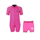Essentials Baby Swim Kit - Lycra Arm Wetsuit + Nappy Shorts (Pink)