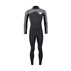 Two Bare Feet Mens Aspect Back Zip 2.5mm Wetsuit Jacket & Pants Set (Black/Grey)