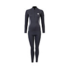 Two Bare Feet Unisex Perspective Half Zip 2.5mm Wetsuit Jacket & Pants Set (Black/Grey)