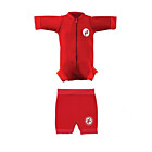 Essentials Baby Swim Kit - Newborn Wetsuit + Nappy Shorts (Red)