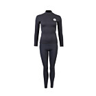 Two Bare Feet Womens Aspect Back Zip 2.5mm Wetsuit Jacket & Pants Set (Black)