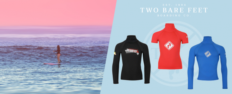 A selection of Two Bare Feet rash vests