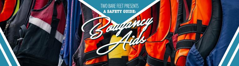 Life jackets and safety banner