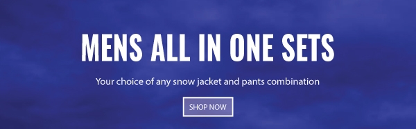 Mens all in one snow gear sets