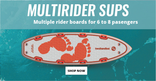 Multirider SUPs at Two Bare Feet