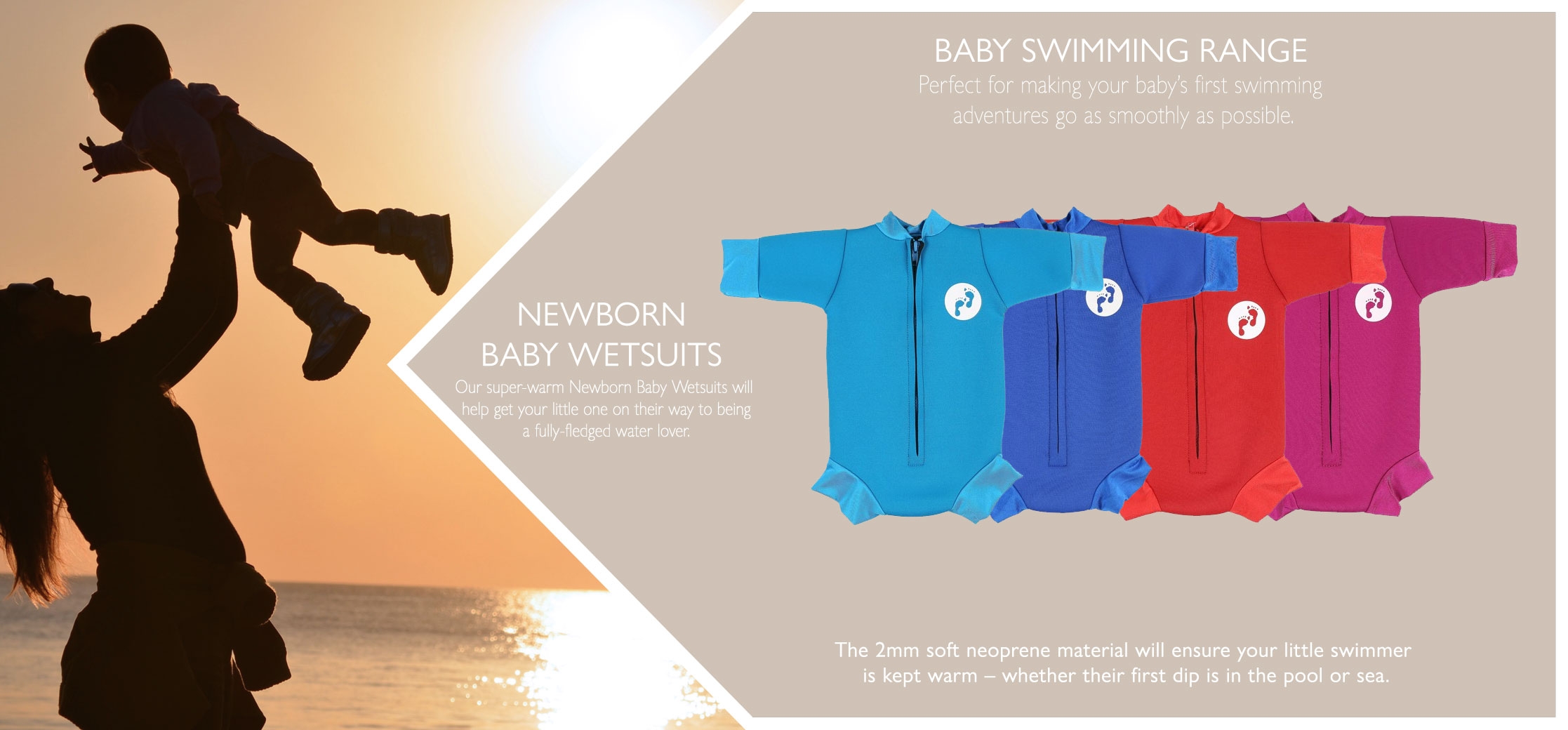 newborn baby wetsuit variations