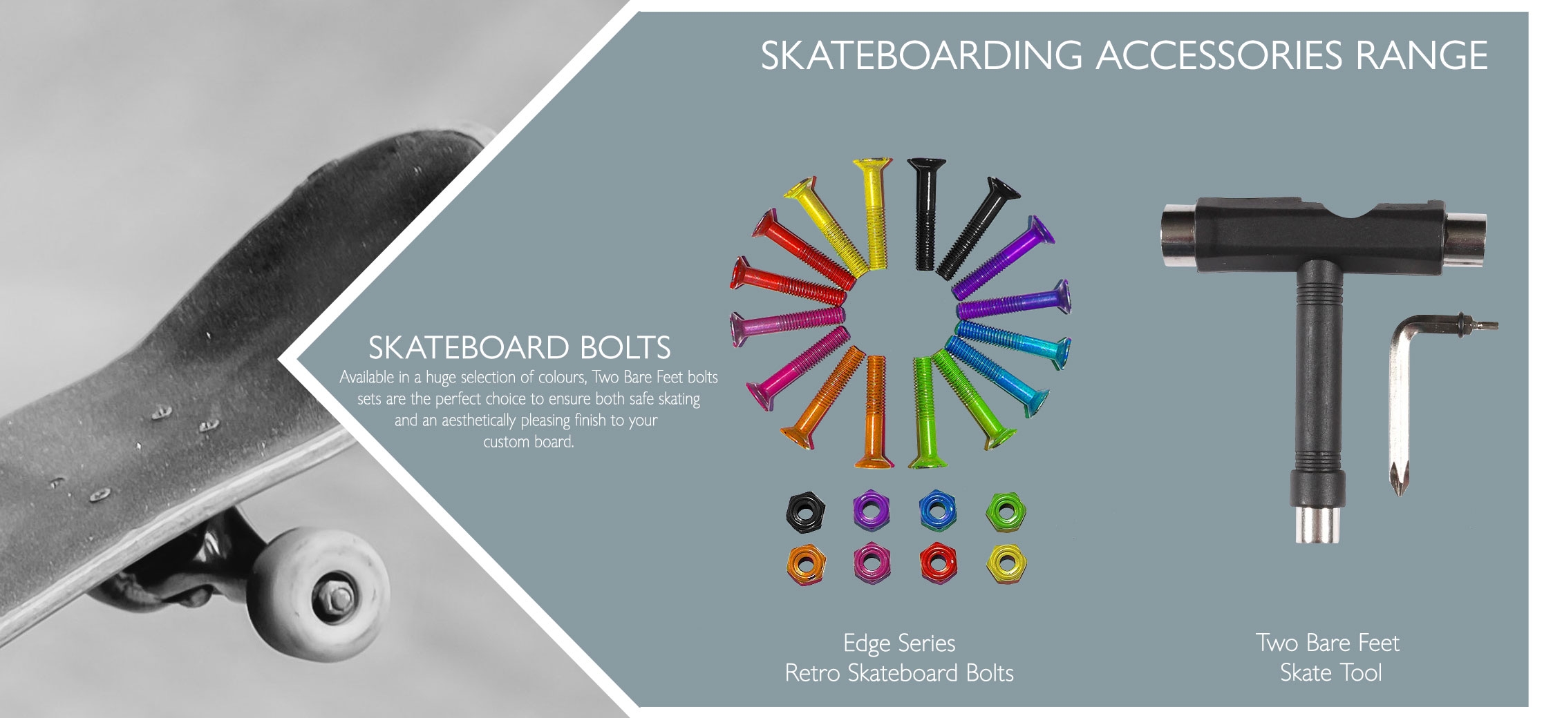 Skateboard bolts info