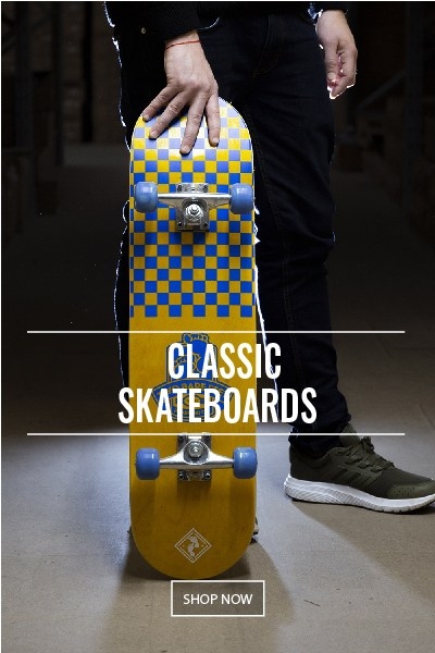 Classic Skateboards at Two Bare Feet